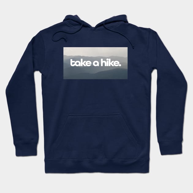 Take a Hike Mountainscape Hoodie by MountainFlower